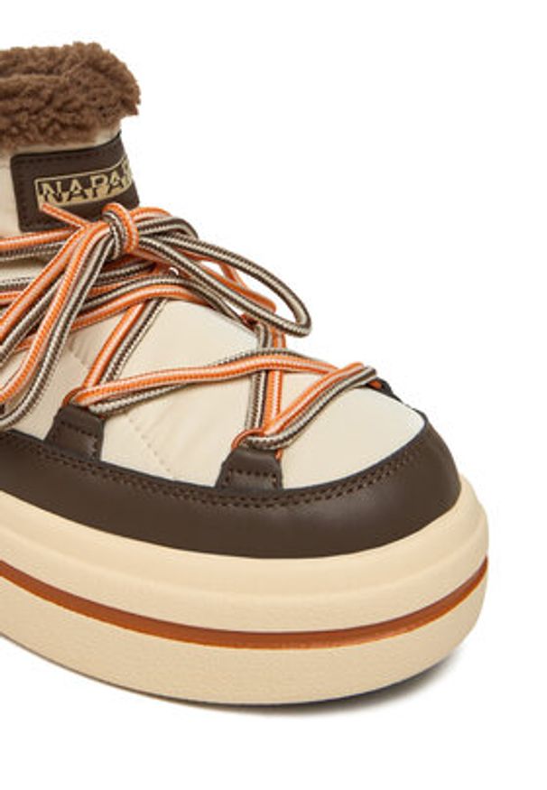 Napapijri Śniegowce NP0A892U Écru. Kolor: kremowy. Materiał: materiał