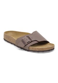 Klapki damskie Birkenstock Catalina BS Birko-Flor. Kolor: brązowy