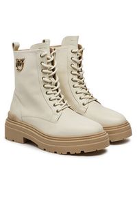 Pinko - PINKO Trapery Mia 11 SD0141 P001 Écru. Materiał: skóra #7