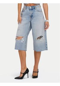 only - ONLY Szorty jeansowe Cobain 15349183 Niebieski Loose Fit. Kolor: niebieski. Materiał: bawełna
