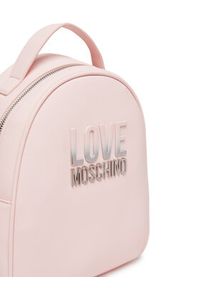 Love Moschino - LOVE MOSCHINO Plecak JC4258PP0MKD0601 Różowy. Kolor: różowy. Materiał: skóra #4