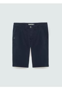 Big-Star - Szorty męskie chinosy granatowe Rosson 403. Okazja: na co dzień. Kolor: niebieski. Materiał: elastan, bawełna, tkanina. Sezon: lato. Styl: elegancki, klasyczny, casual #5