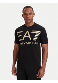 EA7 Emporio Armani T-Shirt 7M002200 AF27188 MC004 Czarny Regular Fit. Kolor: czarny. Materiał: bawełna #1