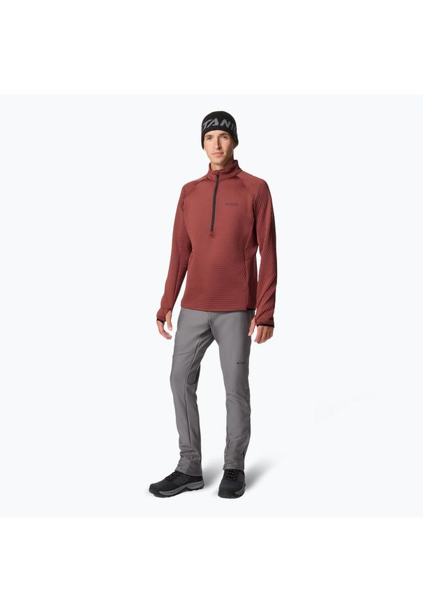 columbia - Spodnie softshell męskie Columbia Vast Canyon Softshell. Kolor: szary. Materiał: softshell