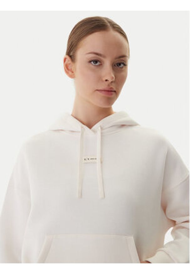 Armani Exchange Bluza XW000745 AF16134 U1003 Écru Regular Fit. Kolor: kremowy. Materiał: syntetyk, bawełna