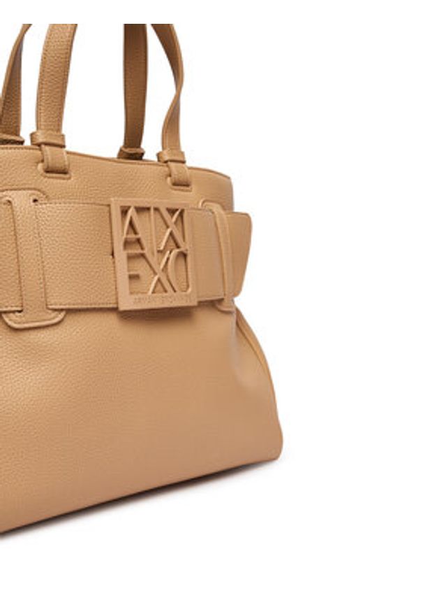 Armani Exchange Torebka XW000285 AF11902 U6149 Beżowy. Kolor: beżowy. Materiał: skórzane