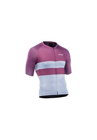 Koszulka rowerowa NORTHWAVE BLADE AIR Jersey fioletowo szara. Kolor: fioletowy, szary, wielokolorowy. Materiał: jersey. Sport: kolarstwo