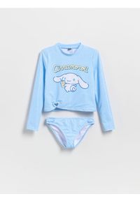 Reserved - Dwuczęściowy strój kąpielowy Cinnamoroll - jasnoniebieski. Kolor: niebieski. Materiał: materiał