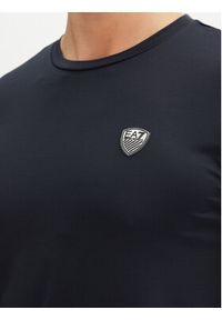 EA7 Emporio Armani T-Shirt 8NPT16 PJRGZ 1562 Granatowy Regular Fit. Kolor: niebieski. Materiał: syntetyk #5