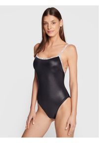 Calvin Klein Swimwear Strój kąpielowy KW0KW01958 Czarny. Kolor: czarny. Materiał: syntetyk