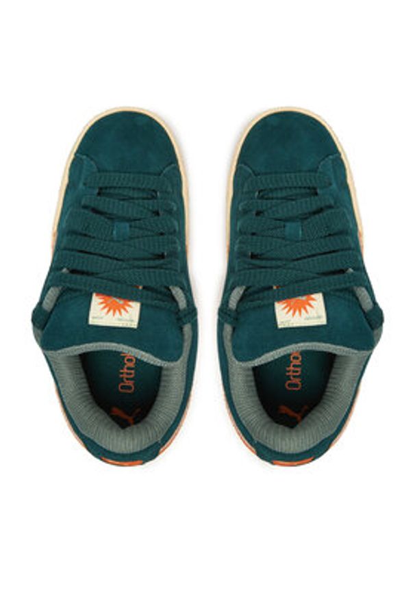 Puma Sneakersy Suede XL 402246 02 Zielony. Kolor: zielony. Materiał: zamsz, skóra. Model: Puma Suede