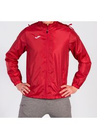 Kurtka do biegania męska Joma Iris przeciwdeszczowa. Kolor: czerwony. Materiał: syntetyk. Sport: bieganie