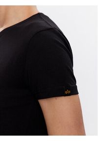 Alpha Industries T-Shirt Crystal 136063 Czarny Regular Fit. Kolor: czarny. Materiał: bawełna
