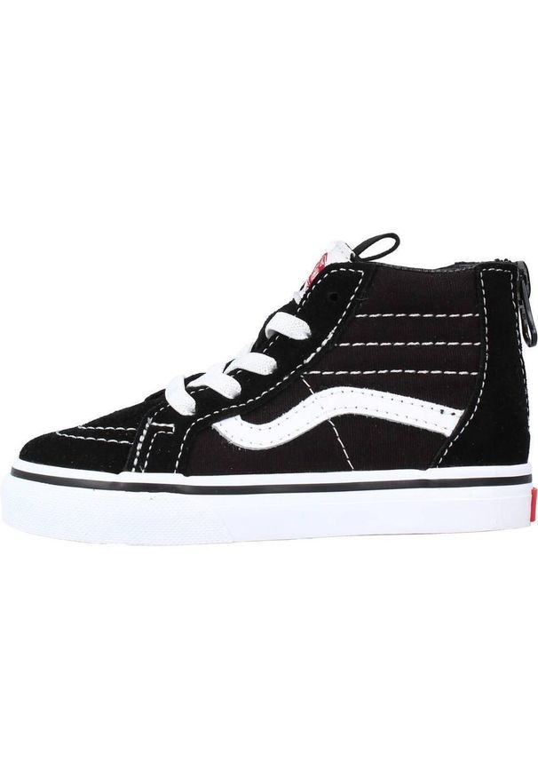 Vans - Kapcie VANS SK8-HI ZIP Czarny. Okazja: na co dzień. Kolor: czarny. Materiał: tkanina, skóra. Model: Vans SK8