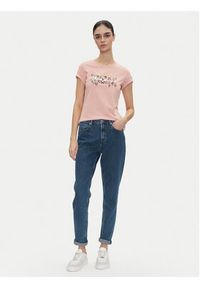 Pepe Jeans T-Shirt Rosalind PL506034 Różowy Regular Fit. Kolor: różowy. Materiał: bawełna #4