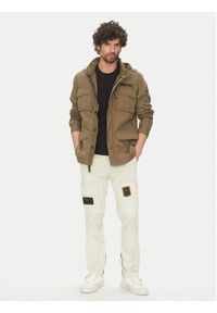 Aeronautica Militare Kurtka przejściowa 251AB2212CT3501 Khaki Regular Fit. Kolor: brązowy. Materiał: bawełna #6