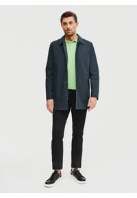 Pako Lorente - PAKO LORENTE - Czarne spodnie z zaszewkami. Okazja: na co dzień. Kolor: czarny. Materiał: elastan, bawełna. Wzór: gładki. Styl: casual #5