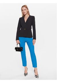 Pinko Spodnie materiałowe Bello 100155 A0HO Niebieski Slim Fit. Kolor: niebieski. Materiał: materiał, syntetyk