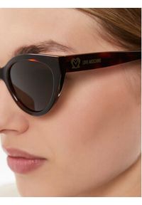Love Moschino - LOVE MOSCHINO Okulary przeciwsłoneczne MOL064/S 205902 05L5370 Brązowy. Kolor: brązowy #2