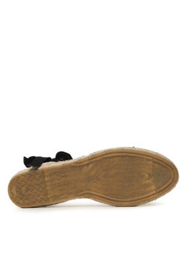 Manebi Espadryle Valencia Espadrilles K 1.0 P0 Czarny. Kolor: czarny. Materiał: skóra, zamsz