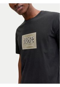 Jack & Jones T-Shirt Jjrain Tee Ss Crew Neck 12288097 Czarny Regular Fit. Kolor: czarny. Materiał: bawełna #2