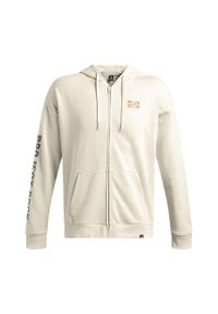 Bluza męska Under Armour Project Rock HWT Full Zip. Kolor: beżowy