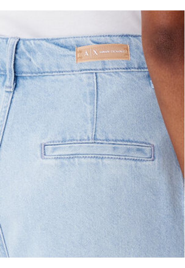 Armani Exchange Jeansy XW001105 AF14494 MB003 Niebieski Wide Leg. Kolor: niebieski