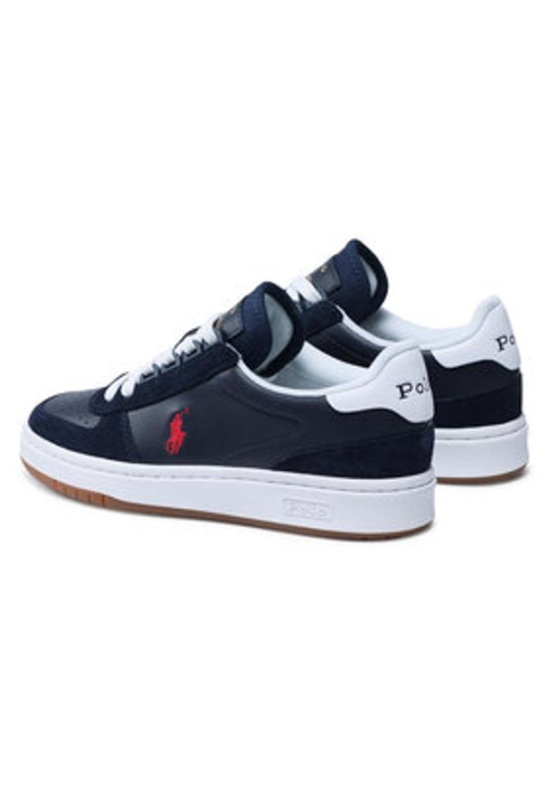 Polo Ralph Lauren Sneakersy Polo Crt Pp 809834463003 Granatowy. Kolor: niebieski. Materiał: skóra
