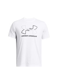 Koszulka sportowa męska Under Armour Gl Foundation Uodate. Kolor: biały. Materiał: bawełna, poliester. Sport: fitness