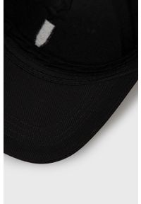 !SOLID - Solid czapka bawełniana kolor czarny gładka. Kolor: czarny. Materiał: bawełna. Wzór: gładki
