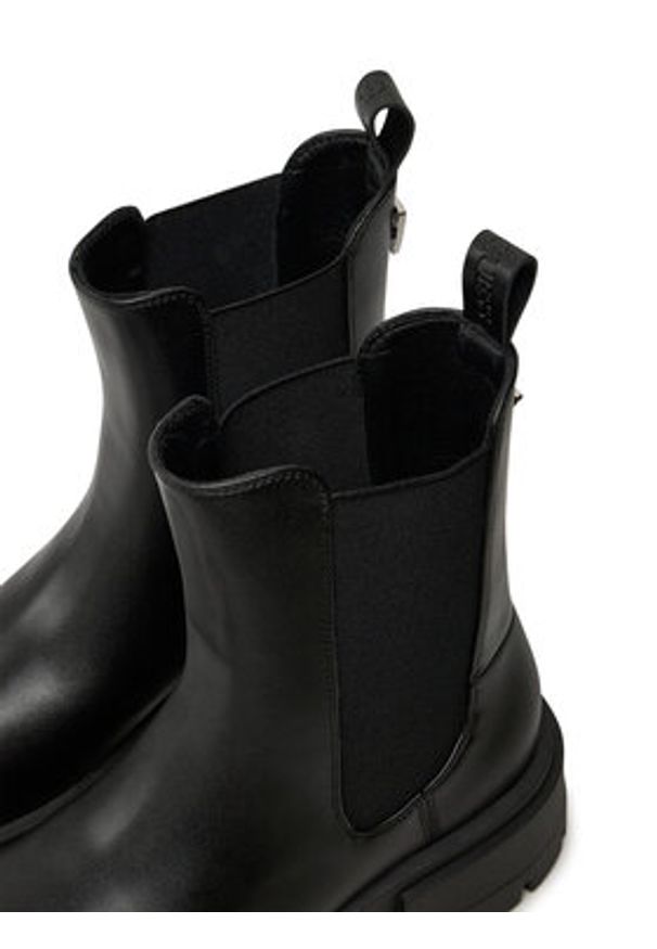 Guess Sztyblety Charlotte FLFCHT ELE10 Czarny. Kolor: czarny. Materiał: skóra