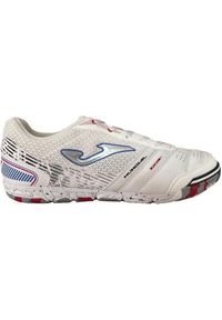 Joma - Męskie Skórzane Halowe Buty Piłkarskie Mundial. Kolor: biały. Materiał: skóra. Sport: piłka nożna