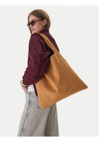 Patrizia Pepe Torebka 8B0321/L153-B878 Brązowy. Kolor: brązowy. Materiał: zamszowe, skórzane #1