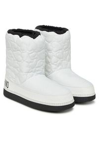 Love Moschino - LOVE MOSCHINO Śniegowce JA24202G1NISE10A Biały. Kolor: biały. Materiał: materiał