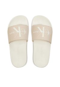 Calvin Klein Jeans Klapki Slide Monogram Co YW0YW00103 Różowy. Kolor: różowy. Materiał: materiał #5