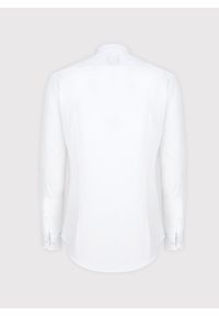 Pako Lorente - PAKO LORENTE – Biała koszula męska z kontrastowym wykończeniem. Kolor: biały. Materiał: bawełna, elastan. Długość rękawa: długi rękaw. Długość: długie #2