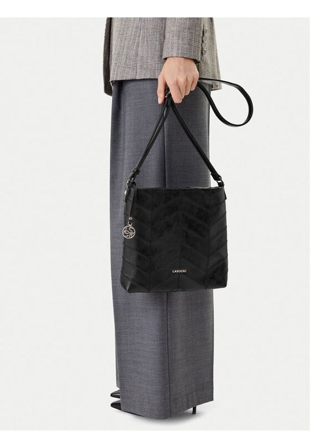 Lasocki Torebka C-LSK-K-019-06 Czarny. Kolor: czarny