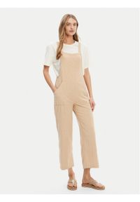 Billabong Ogrodniczki ABJWD00686 Beżowy Regular Fit. Kolor: beżowy. Materiał: bawełna #1