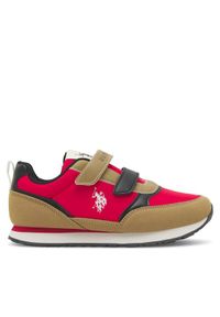 U.S. Polo Assn. Sneakersy NOBIK012A Czerwony. Kolor: czerwony. Materiał: materiał