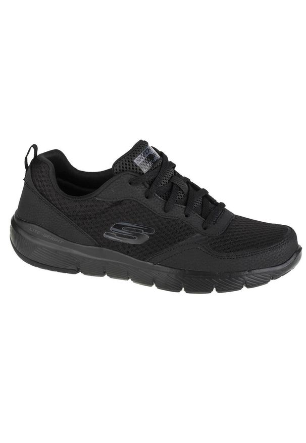 skechers - Buty treningowe męskie, Skechers Flex Advantage 3.0. Kolor: czarny. Sport: fitness