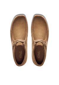 Clarks Trzewiki Wallabee Evo Boot 26172824 Brązowy. Kolor: brązowy. Materiał: skóra, zamsz