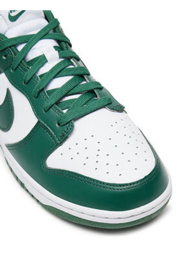 Nike Sneakersy Dunk Low Retro DD1391 101 Zielony. Kolor: zielony. Materiał: skóra