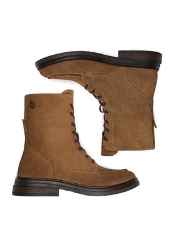 U.S. Polo Assn. Trzewiki CEO-MARIKA001W/EL1 Brązowy. Kolor: brązowy. Materiał: zamsz, skóra