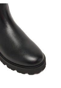 TOMMY HILFIGER - Tommy Hilfiger Sztyblety Lthr Low Chelsea FW0FW08775 Czarny. Kolor: czarny. Materiał: skóra #3