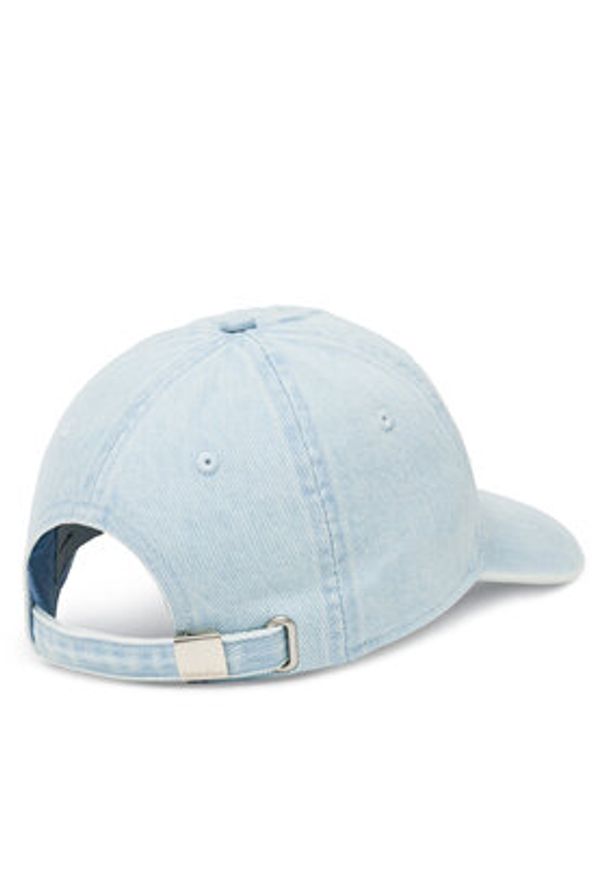 Calvin Klein Czapka z daszkiem Small Monogram LV04K5065G Niebieski. Kolor: niebieski. Materiał: bawełna