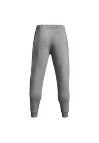 Under Armour - Spodnie Do Joggingu Męskie Polar Rival. Kolor: szary. Materiał: polar. Sport: bieganie