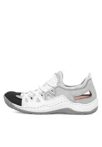 Rieker Sneakersy L0539-80 Biały. Kolor: biały #8