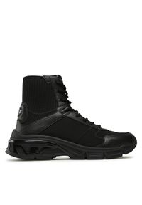 Emporio Armani Sneakersy X4Z124 XN947 A083 Czarny. Kolor: czarny. Materiał: materiał