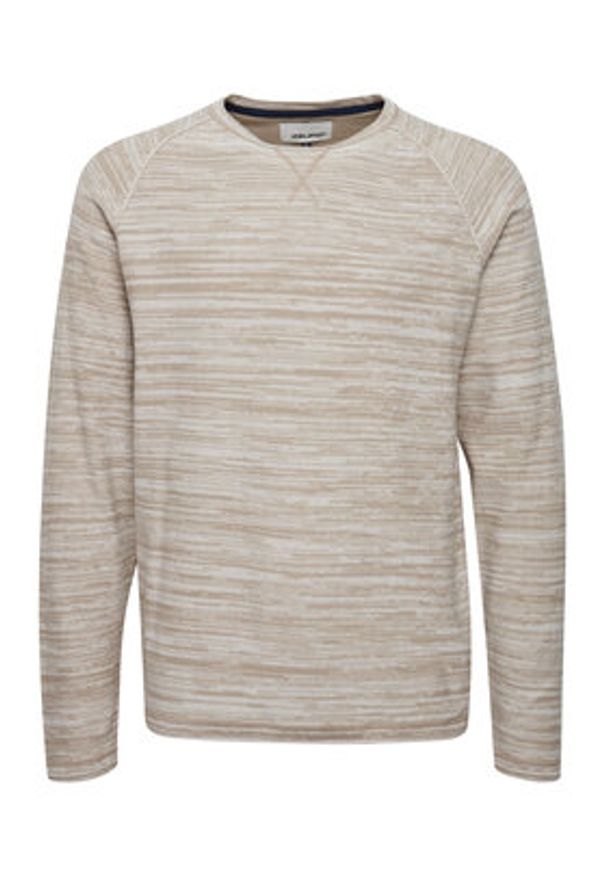 Blend Sweter 20715849 Beżowy Regular Fit. Kolor: beżowy. Materiał: bawełna