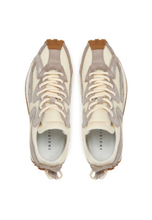 Inuikii Sneakersy Maribella 30102-223 Szary. Kolor: szary. Materiał: materiał, mesh